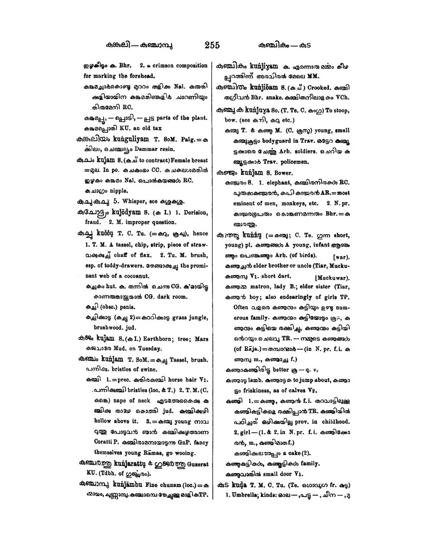 Columbia University Libraries A Malayalam And English Dictionary