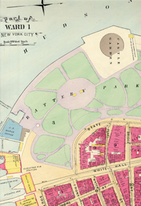 Battery Park, 1890s.