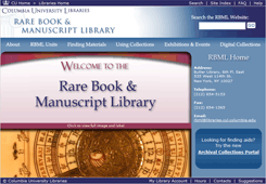 RBML Homepage Screenshot - 2008-08-01
