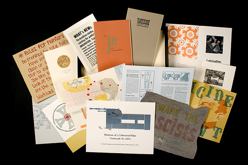 Folios from the Vandercook Press Exhibit