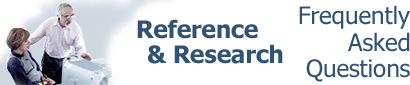 Reference & Research - Frequently Asked Questions