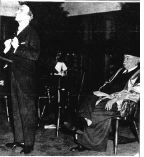 November 30, 1934, Mr. John Buchan delivers his oration at the opening ceromonies for South Hall