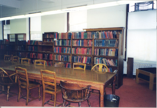 Reading room before