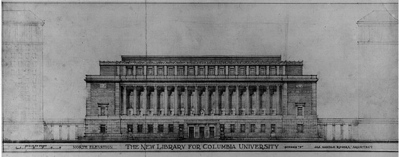 An early rendering of South Hall