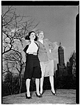 [Portrait of Doris Day and Kitty Kallen, Central Park, New York, N.Y., ca. Apr. 1947]
