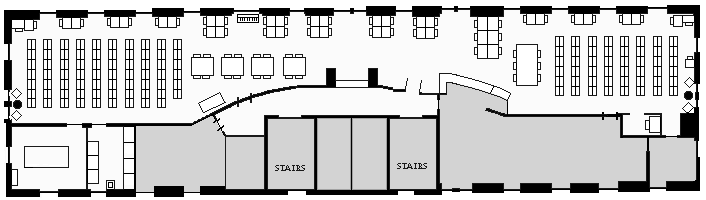 Floorplan of the Music & Arts Library