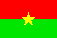 Small Burkina Faso flag