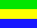 Small Gabon flag