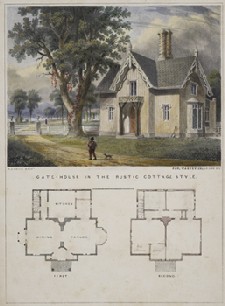 A.J. Davis, Gate House in the Rustic Cottage Style