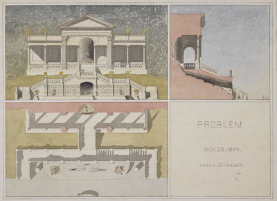 Charles H. Detwiller, "Project" for Columbia, 1884