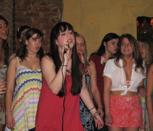 Metrotones performing in a bar