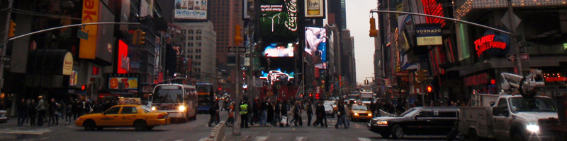 Times Square in the afternoon