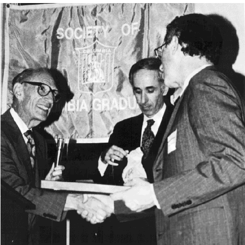 Picture of Gross Receiving Great Teacher Award - .JPG
