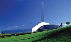 Two views of Brescia WTE facility in Italy. Photo: ASM Brescia