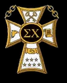 chi sigma cross badge