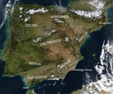 mapa Iberia