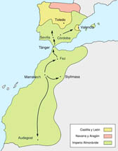 mapa Imperio Almorávide