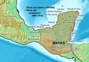 mapa Mesoamérica
