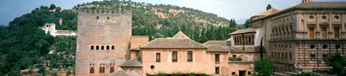panorámica exterior palacio Carlos V
