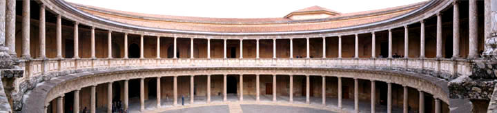 panorámica patio interior