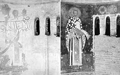The Church Fathers in two stages of restoration