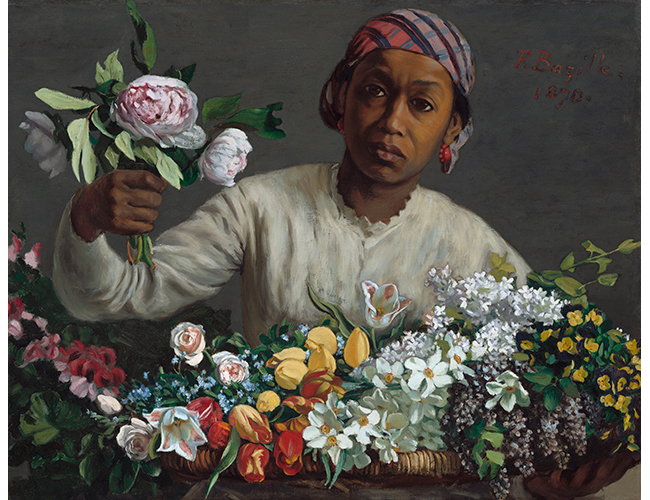 Young Woman with Peonies