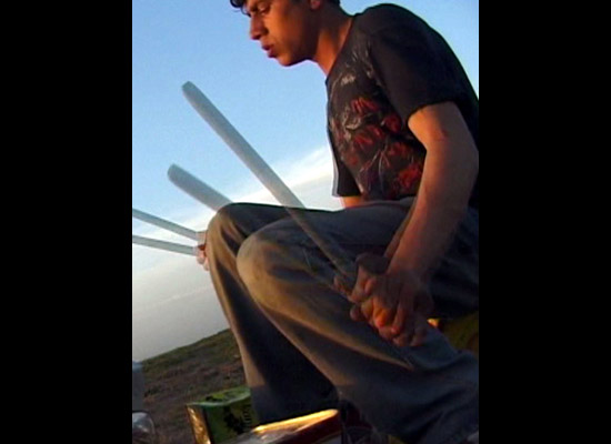 Fikret Atay, Tinica, 2004. Video projection.