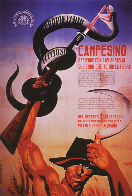 Spanish Civil War poster