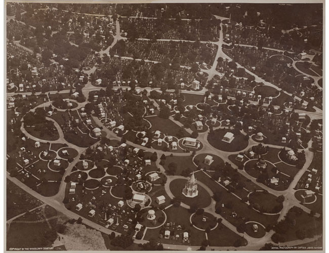 Aerial View of Woodlawn Cemetery
