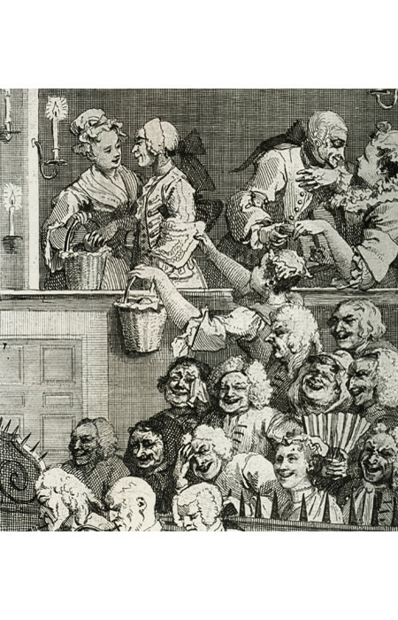 <em>The Laughing Audience</em> (detail), 1733 Hogarth Prints