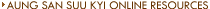 Aung San Suu Kyi Online Resources