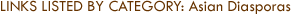 Links Listed by Category: Asian Diasporas
