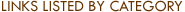 Links Listed by Category