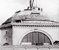 The construction of Low Memorial Library