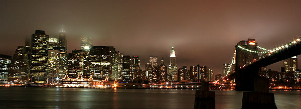 pictures of new york skyline at night. new york skyline night.