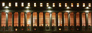 Exterior of Butler Library at night.