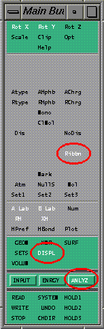 Button Panel with circled buttons