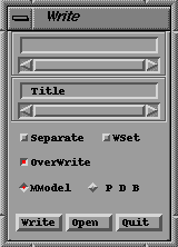 Write Panel