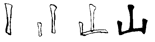 Character for mountain