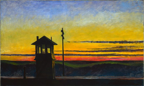 Edward Hopper, Railroad Sunset, 1929