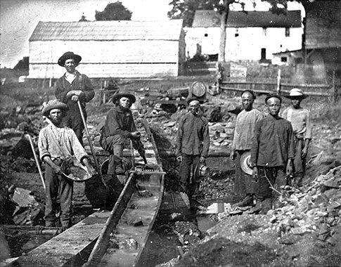Miners, Auburn Ravine, California, 1852.