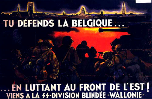 Tu Defends la Belgique en luttant au front de l'Est!