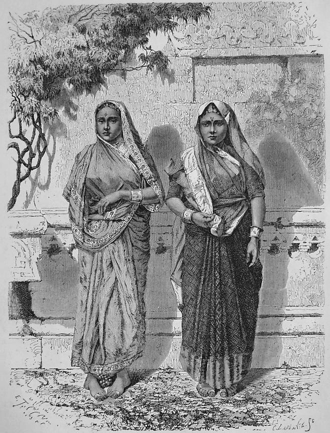  also: *"Hindoo women of Bombay in ceremonial dress"*; 