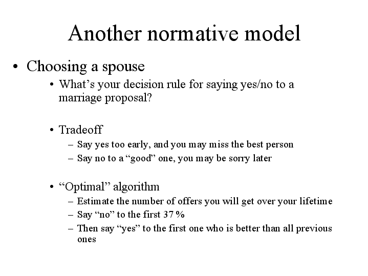 Another normative model