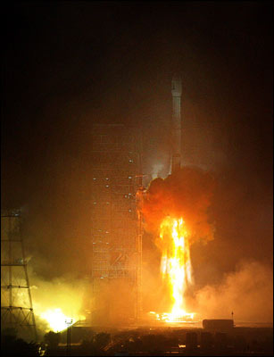 NigComSat-1 launch in May, 2007. NigComSat-1 launch in May, 2007.