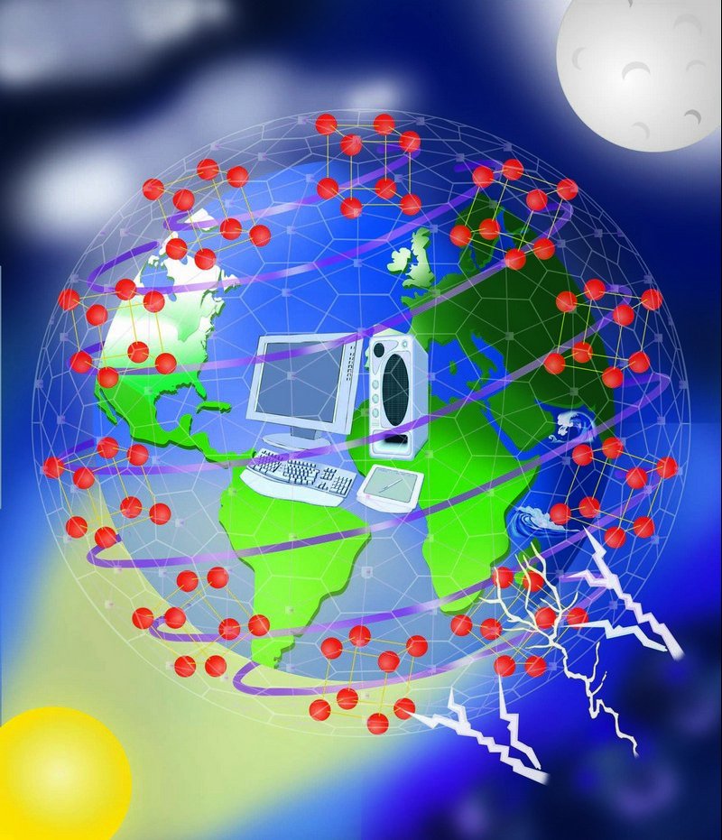 Weather print from Philip Emeagwali's computer ­posters