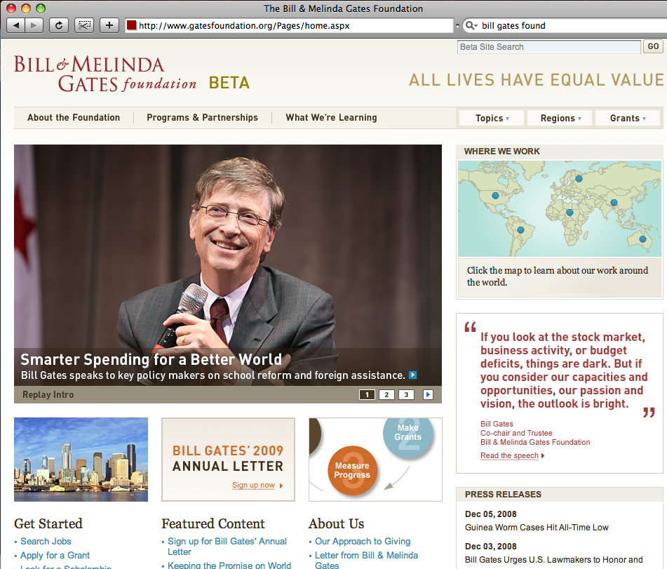 New Media & Development Comm. » Bill and Melinda Gates Foundation