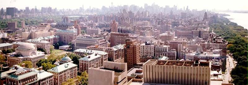 Columbia University aerial view