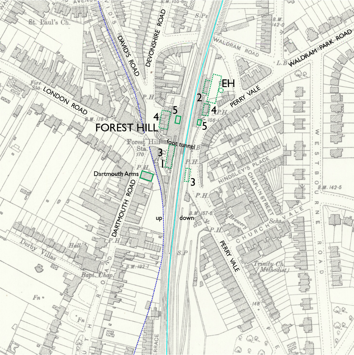 Forest Hill OS map