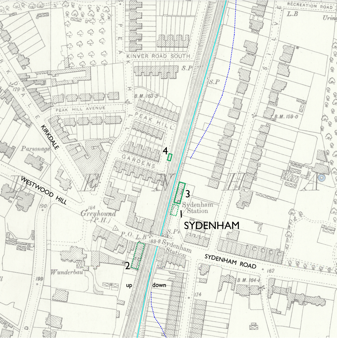 Sydenham OS  map